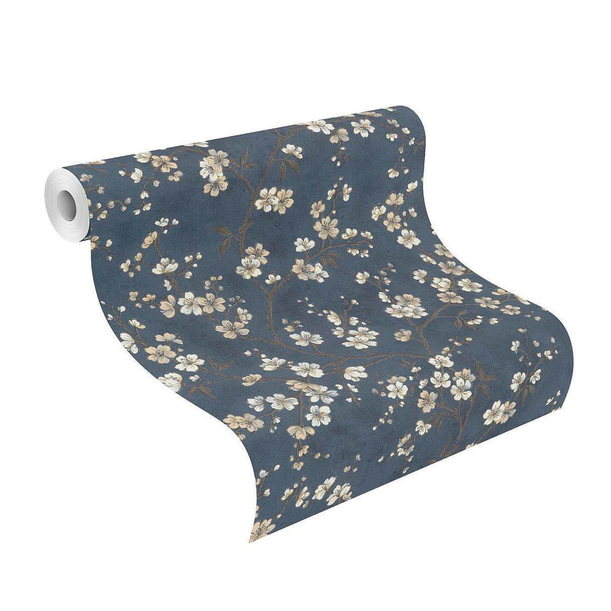 York Tsubomi Blue Cherry Blossom Wallpaper