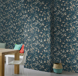 York Tsubomi Blue Cherry Blossom Wallpaper