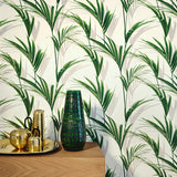 York Cyperus Grey Reed Wallpaper