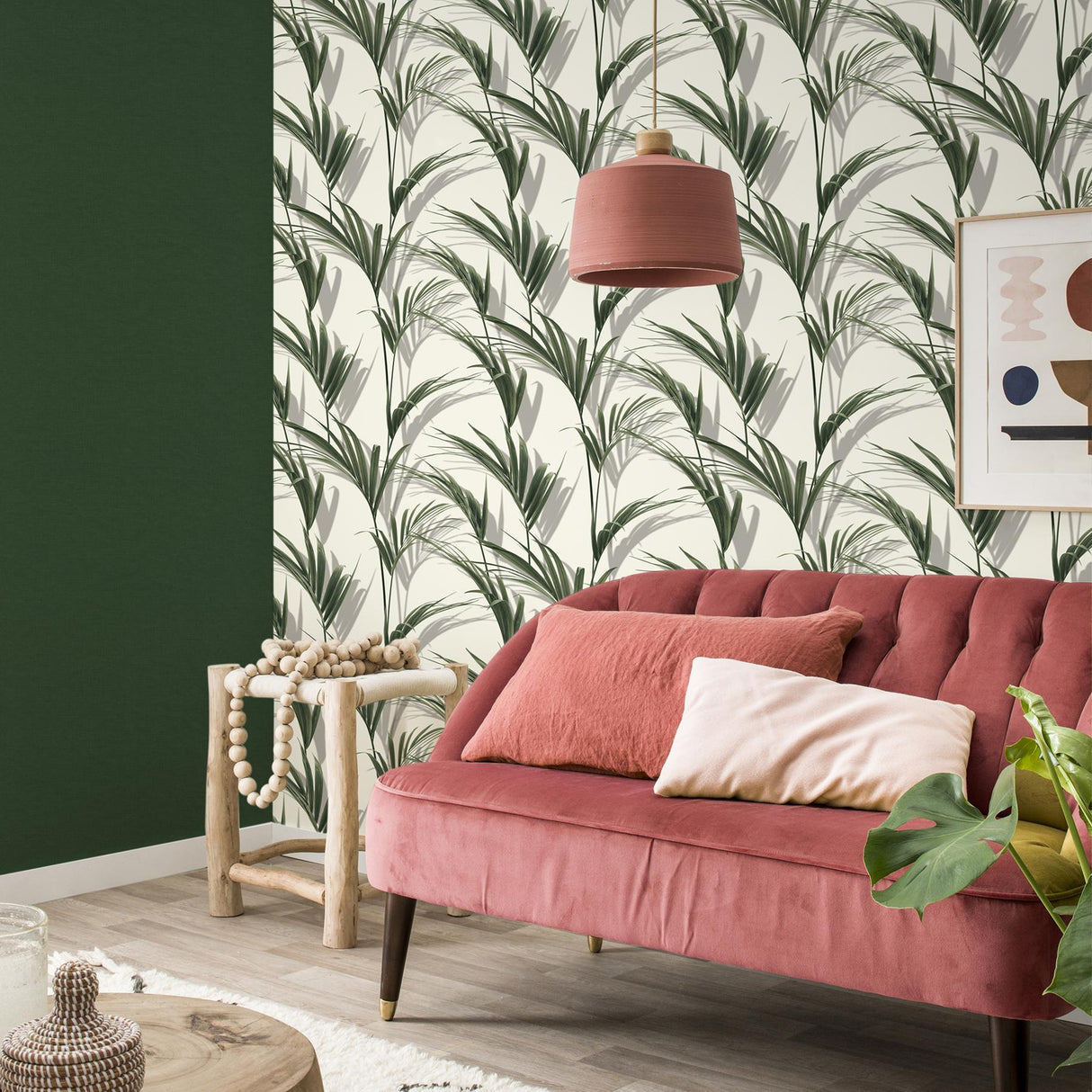 York Cyperus Grey Reed Wallpaper