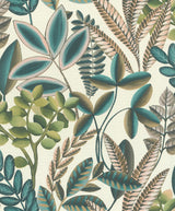 York Liani Cream Painterly Botanical Wallpaper