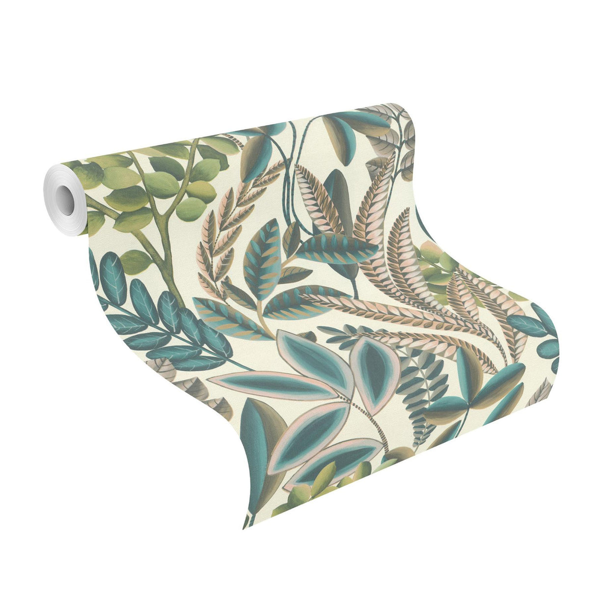 York Liani Cream Painterly Botanical Wallpaper