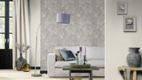 York Purser Grey Abstract Wallpaper