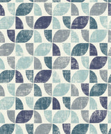 York Dorwin Blue Geometric Wallpaper