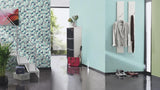 York Dorwin Blue Geometric Wallpaper