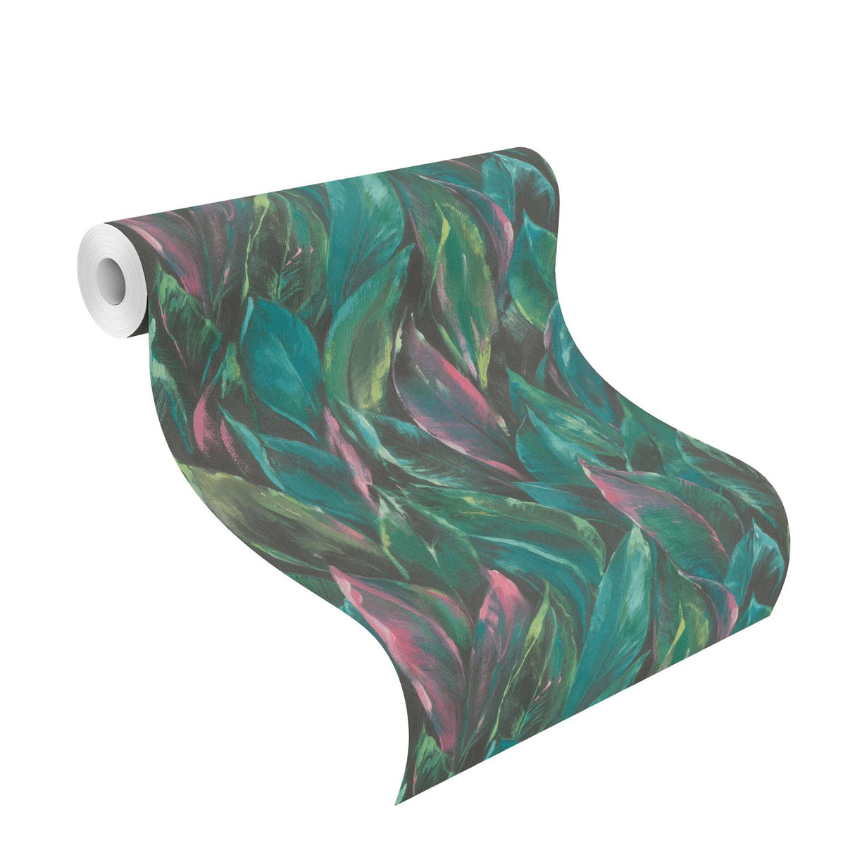 York Maclayi Fuschia Banana Leaf Wallpaper