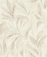 York Rennie Ivory Leaves Wallpaper