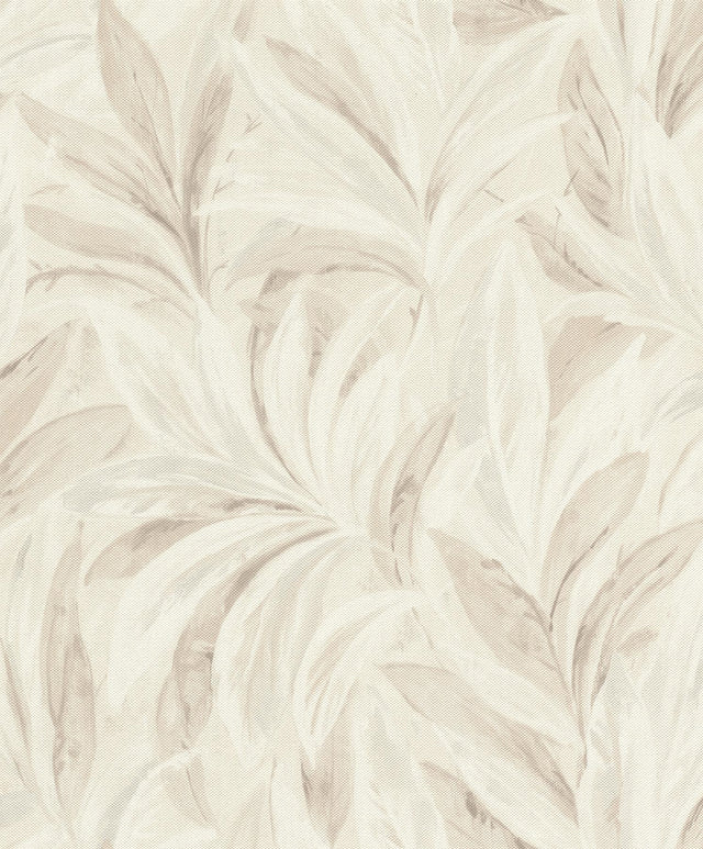 York Rennie Ivory Leaves Wallpaper