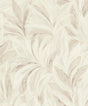 York Rennie Ivory Leaves Wallpaper