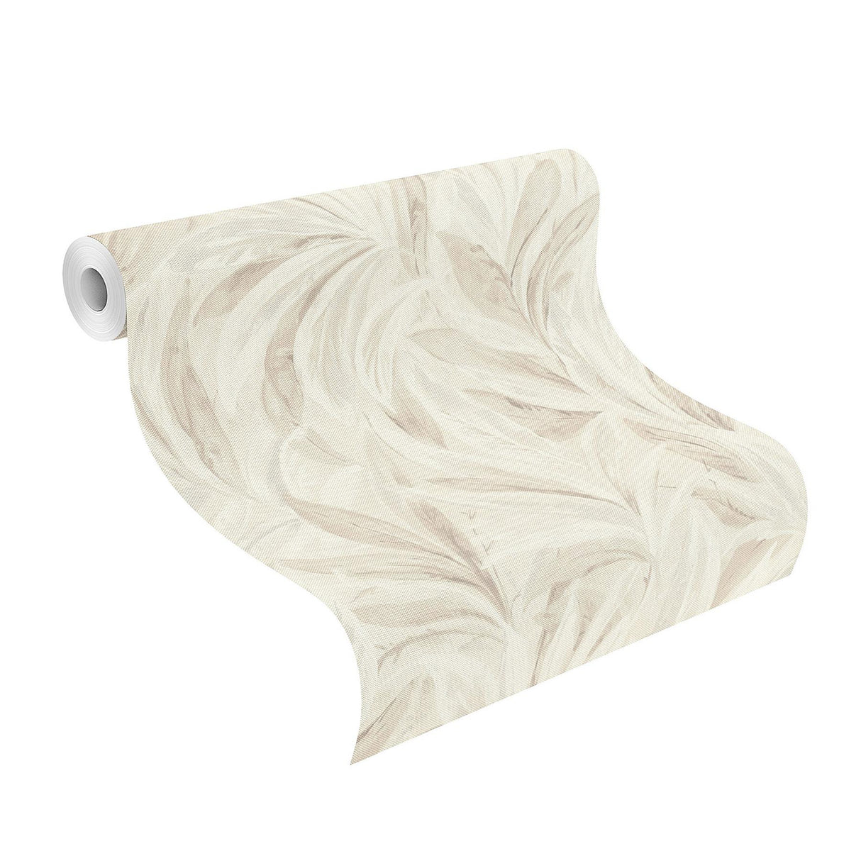 York Rennie Ivory Leaves Wallpaper