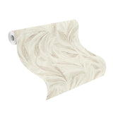 York Rennie Ivory Leaves Wallpaper