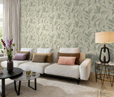 York Rennie Moss Leaves Wallpaper