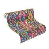 York Villon Multicolor Ikat Wallpaper