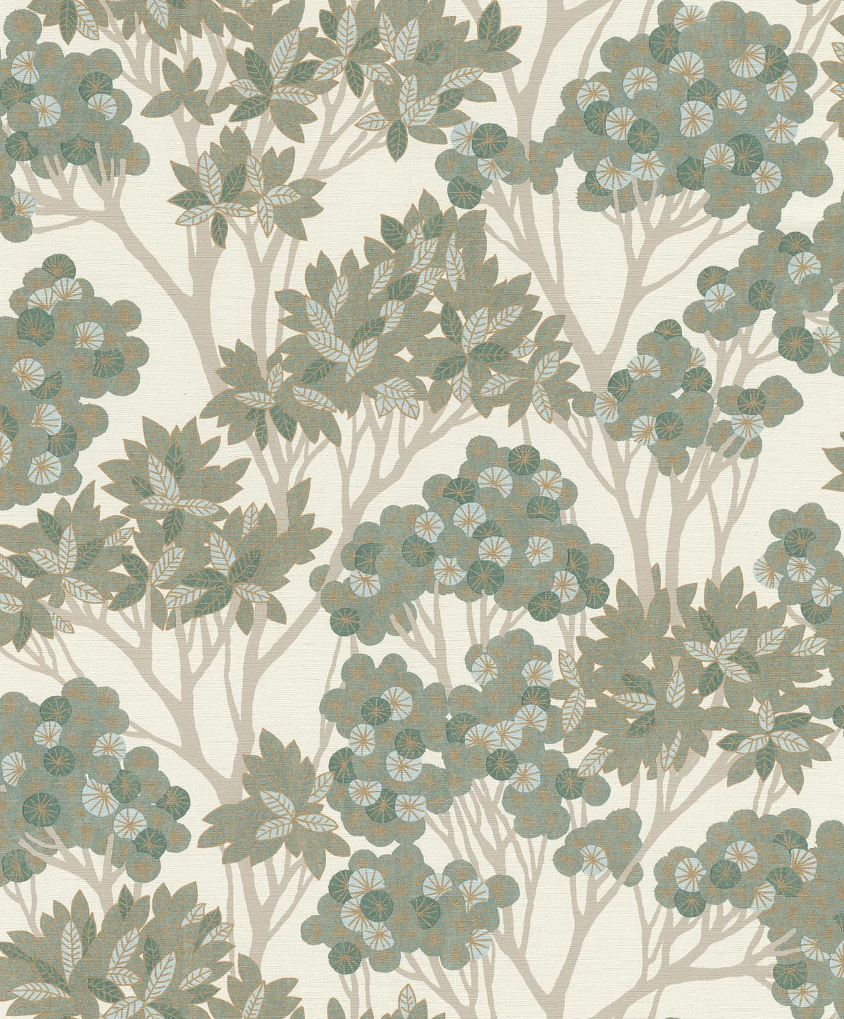 York Stickley Green Tree Wallpaper