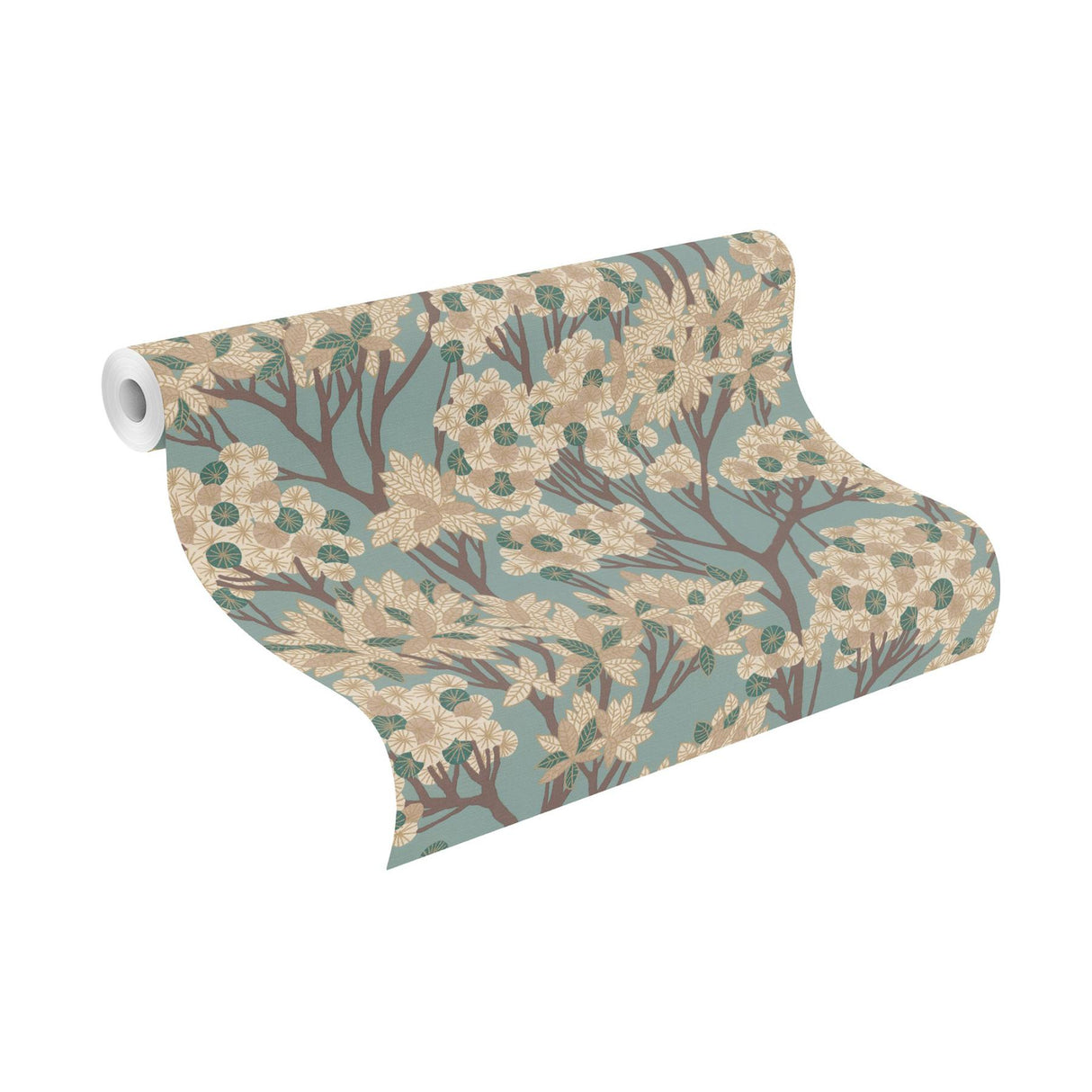 York Stickley Sky Blue Tree Wallpaper