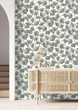 York Alaia Green Leafy Vine Wallpaper