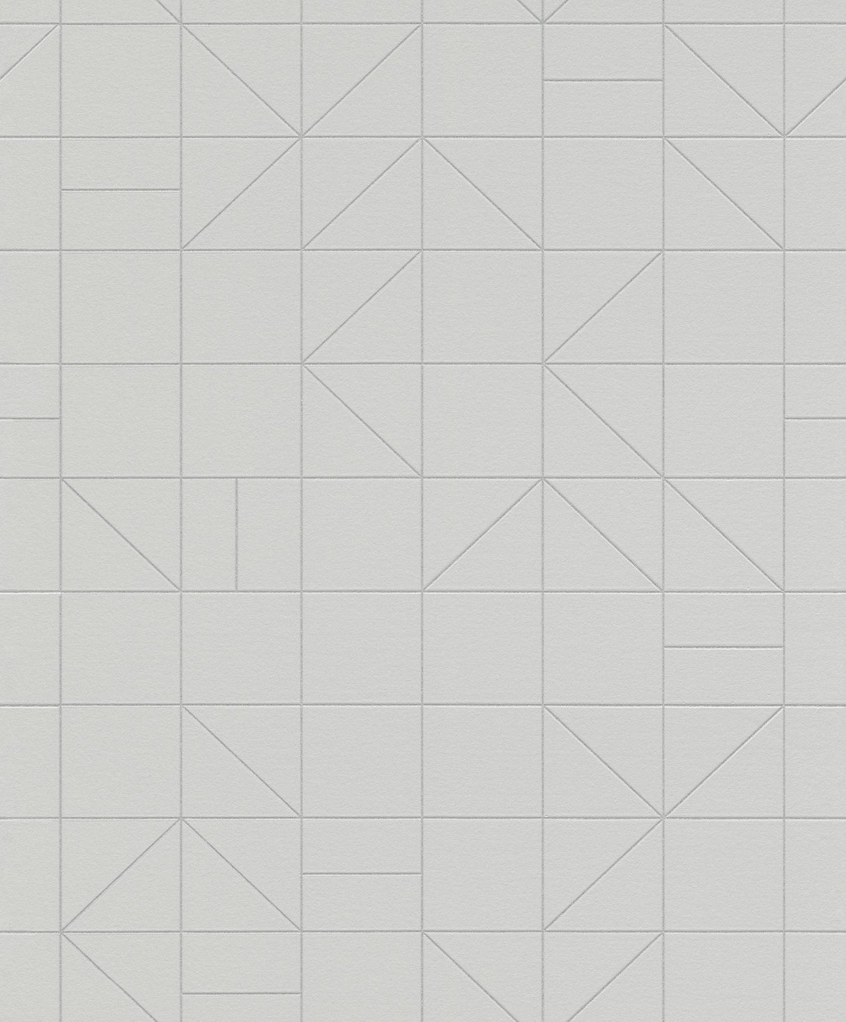 York Teague Silver Geometric Wallpaper