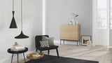 York Teague Silver Geometric Wallpaper