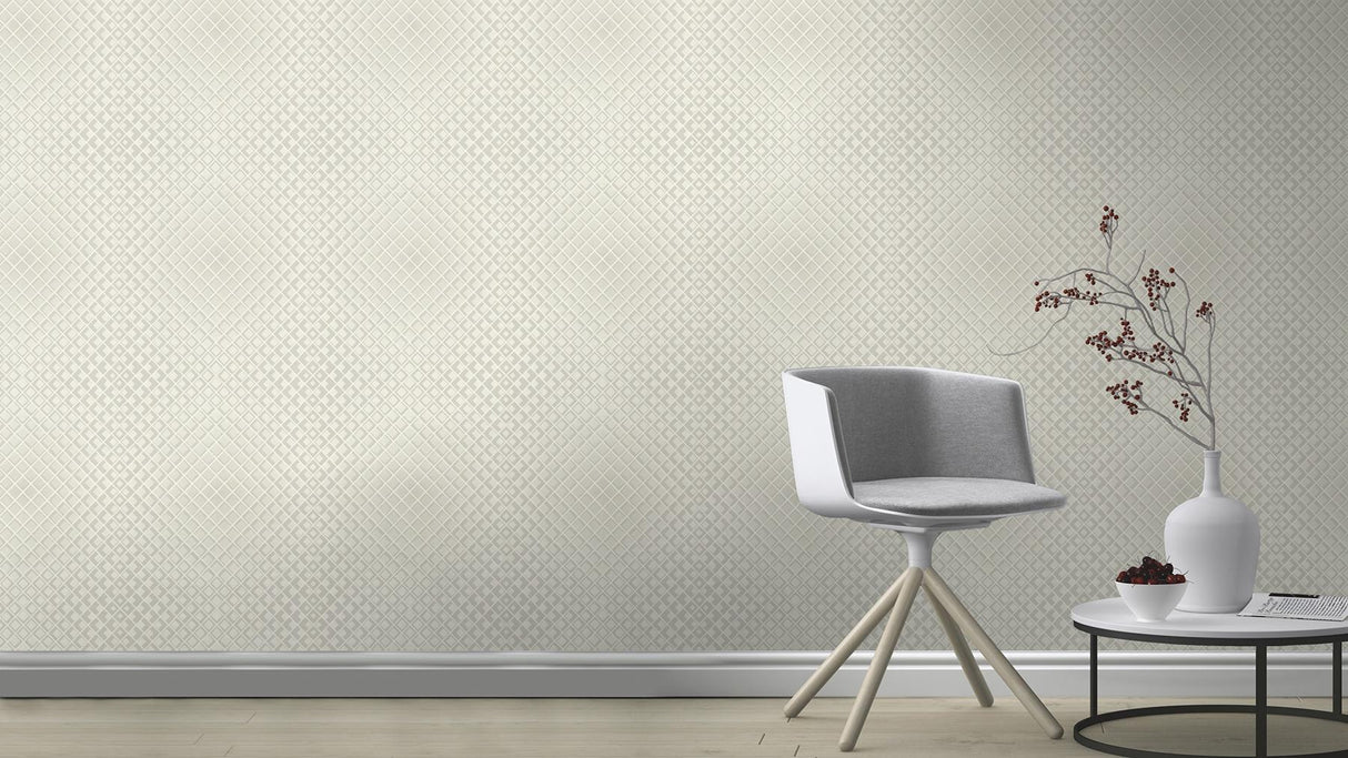 York Perriand Cream Geometric Wallpaper