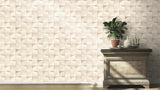 York Eyre White Three-Dimensional Geometric Wallpaper