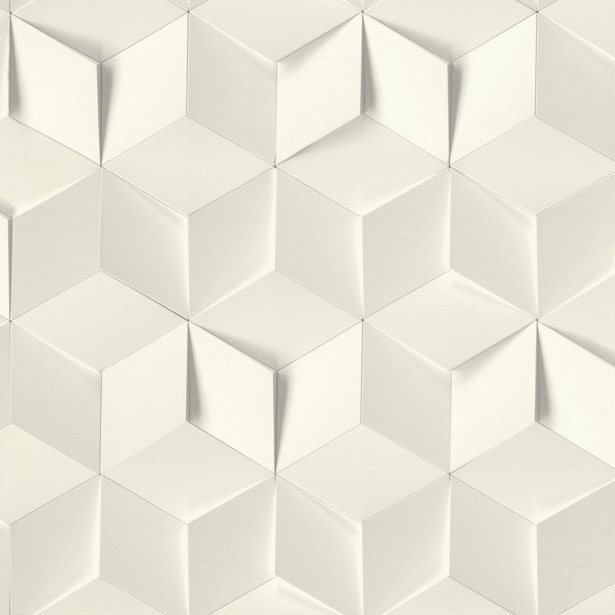 York Catteau Off-White Cube Wallpaper