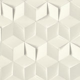 York Catteau Off-White Cube Wallpaper
