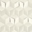 York Catteau Off-White Cube Wallpaper