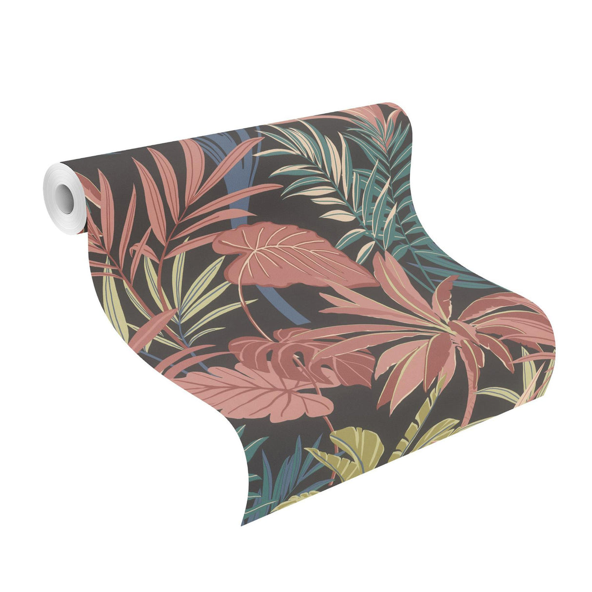 York Rudyard Pink Tropical Flora Wallpaper