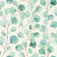 York Elaina Aqua Watercolor Boughs Wallpaper