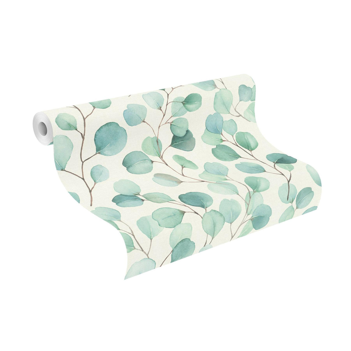 York Elaina Aqua Watercolor Boughs Wallpaper