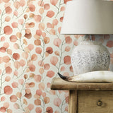 York Elaina Blush Watercolor Boughs Wallpaper