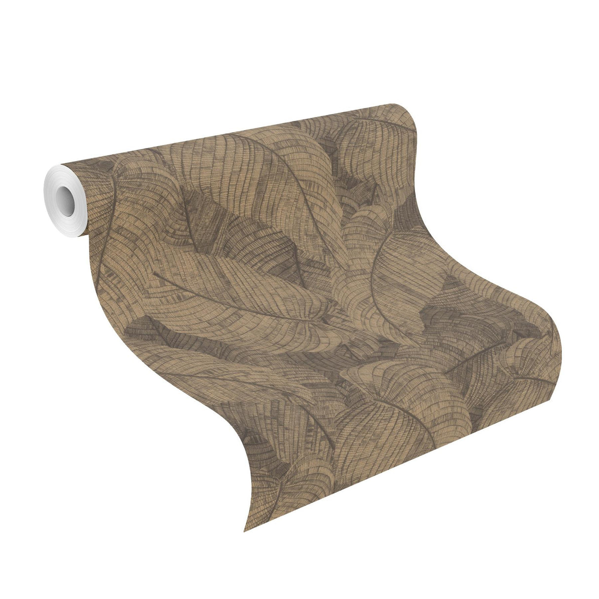 York Galner Copper Leaves Wallpaper