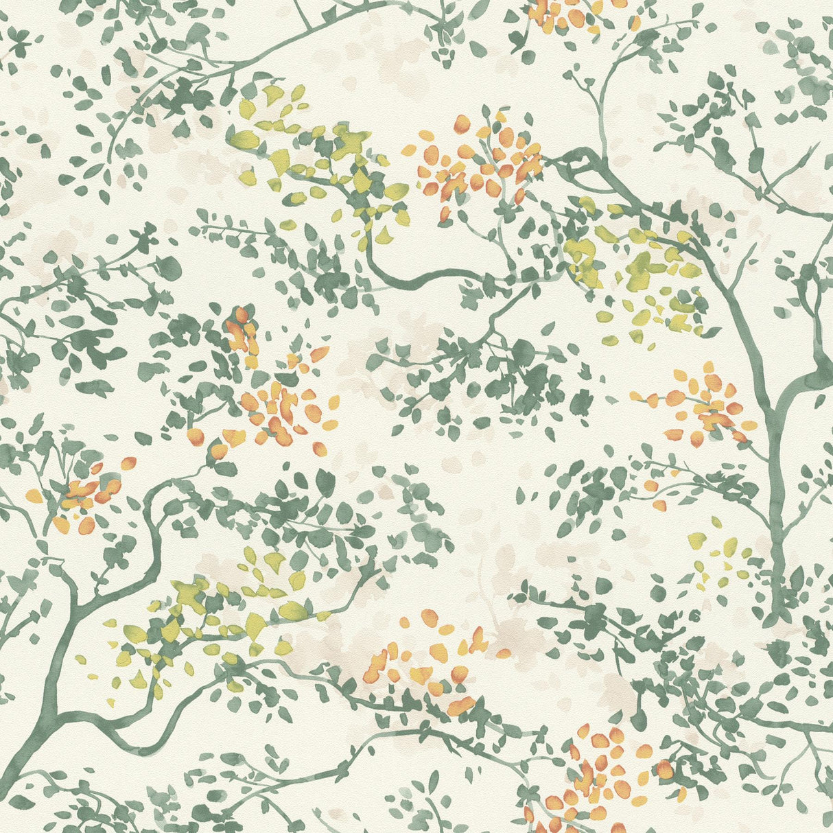 York Elmslie Green Abstract Trees Wallpaper