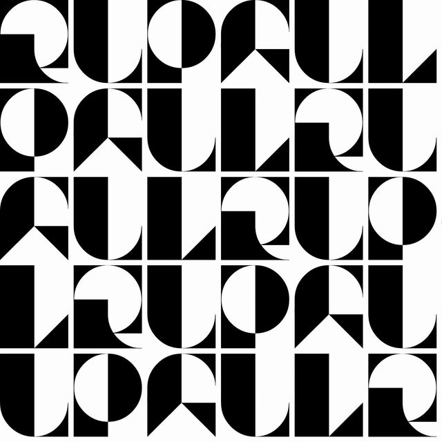 York RuDeco Black Peel & Stick Wallpaper