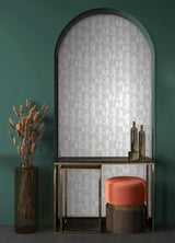 York RuDeco Ghost Grey Peel & Stick Wallpaper