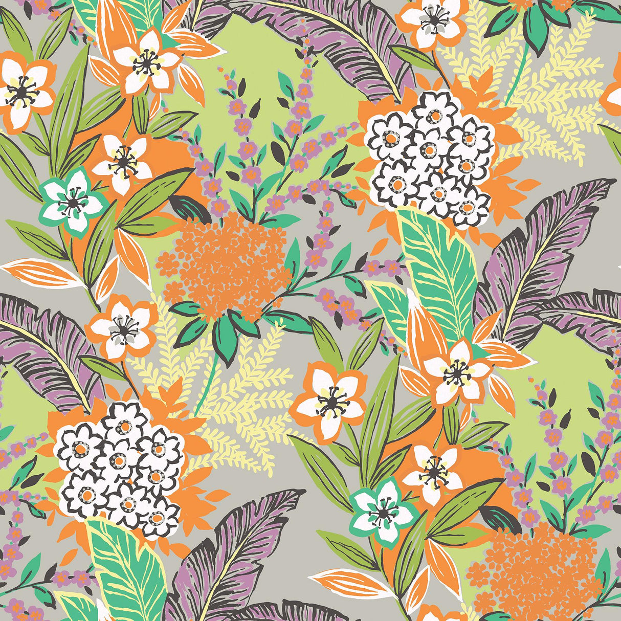 York RuJardin l'Orange Peel & Stick Wallpaper