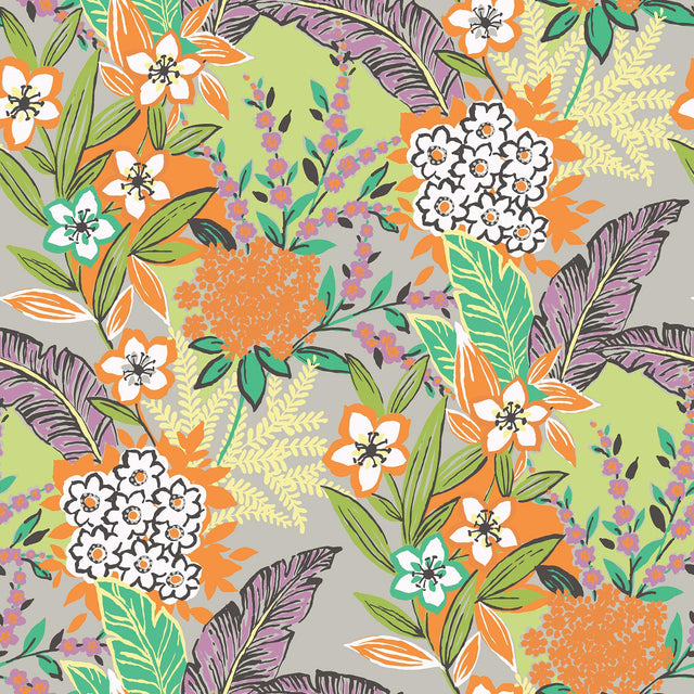 York RuJardin l'Orange Peel & Stick Wallpaper