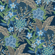 York RuJardin Azure Blue Peel & Stick Wallpaper