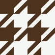 York RuHoundstooth Brown Peel & Stick Wallpaper