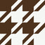 York RuHoundstooth Brown Peel & Stick Wallpaper