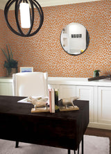York RuLeopard l'Orange Peel & Stick Wallpaper