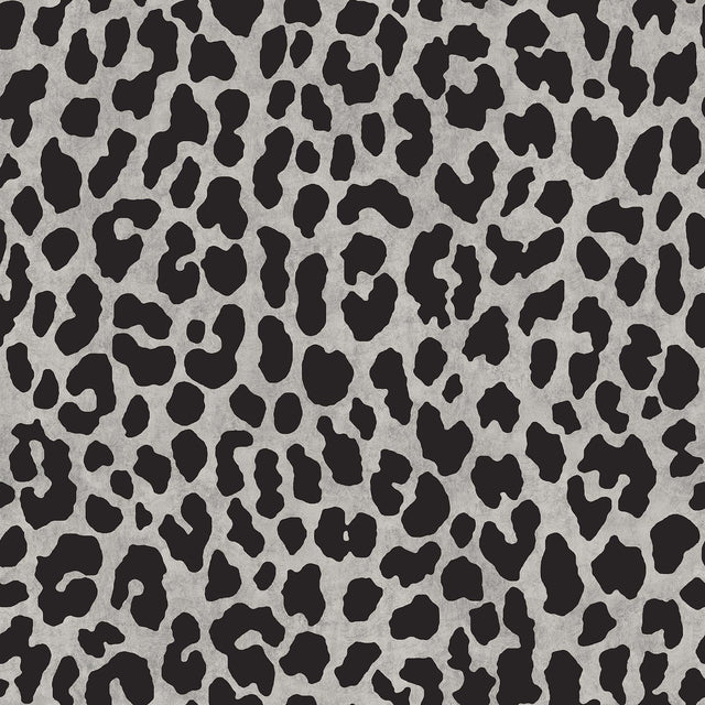 York RuLeopard Black Peel & Stick Wallpaper