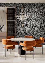 York RuLeopard Black Peel & Stick Wallpaper