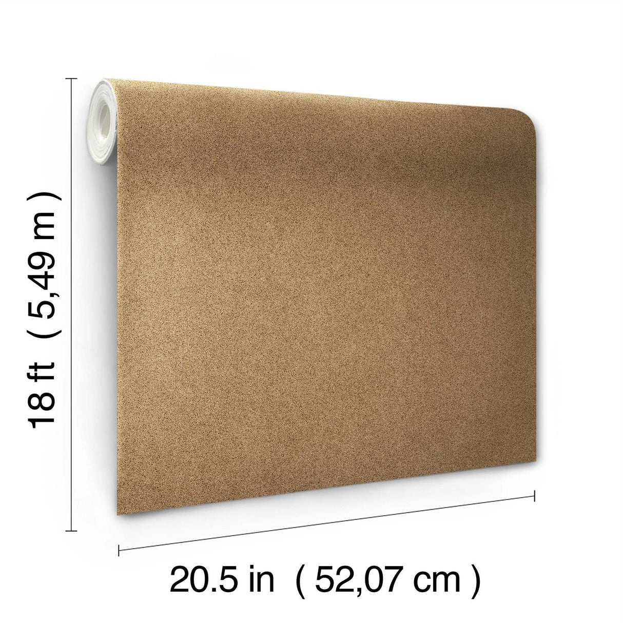 York RuSuede Khaki Peel & Stick Wallpaper