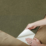 York RuSuede Olive Green Peel & Stick Wallpaper