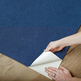 York RuSuede Azure Blue Peel & Stick Wallpaper