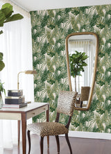York Green Palmero Peel & Stick Wallpaper
