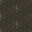 York Black Ramsey Peel & Stick Wallpaper