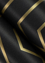 York Black Ramsey Peel & Stick Wallpaper
