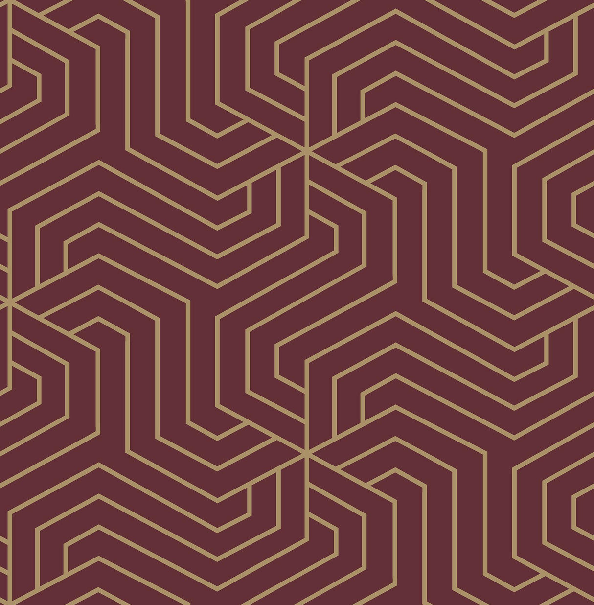 York Burgundy Ramsey Peel & Stick Wallpaper